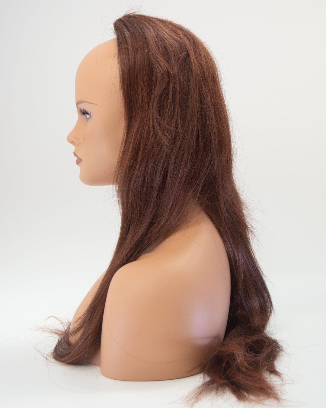 Auburn Crown Piece-60cm - 3/4 Synthetic Hair Wig