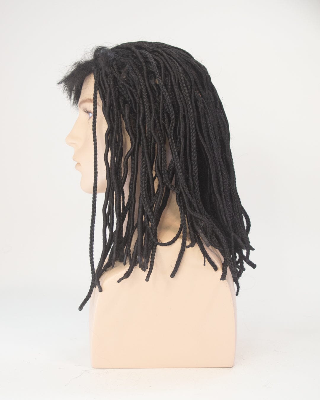 Black 40cm Synthetic Dreadlocked Hair Wig