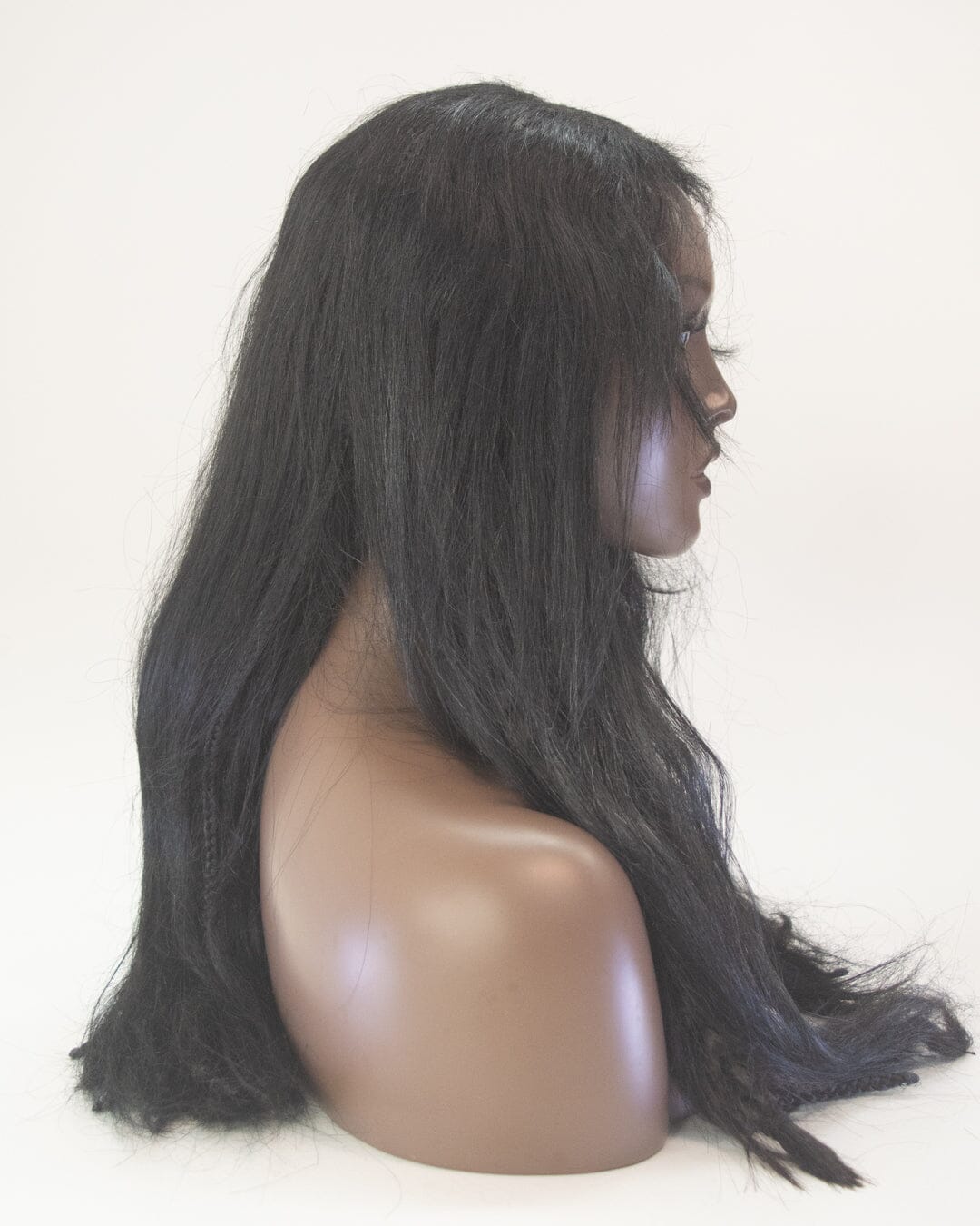 Black 60cm Synthetic Hair Wig