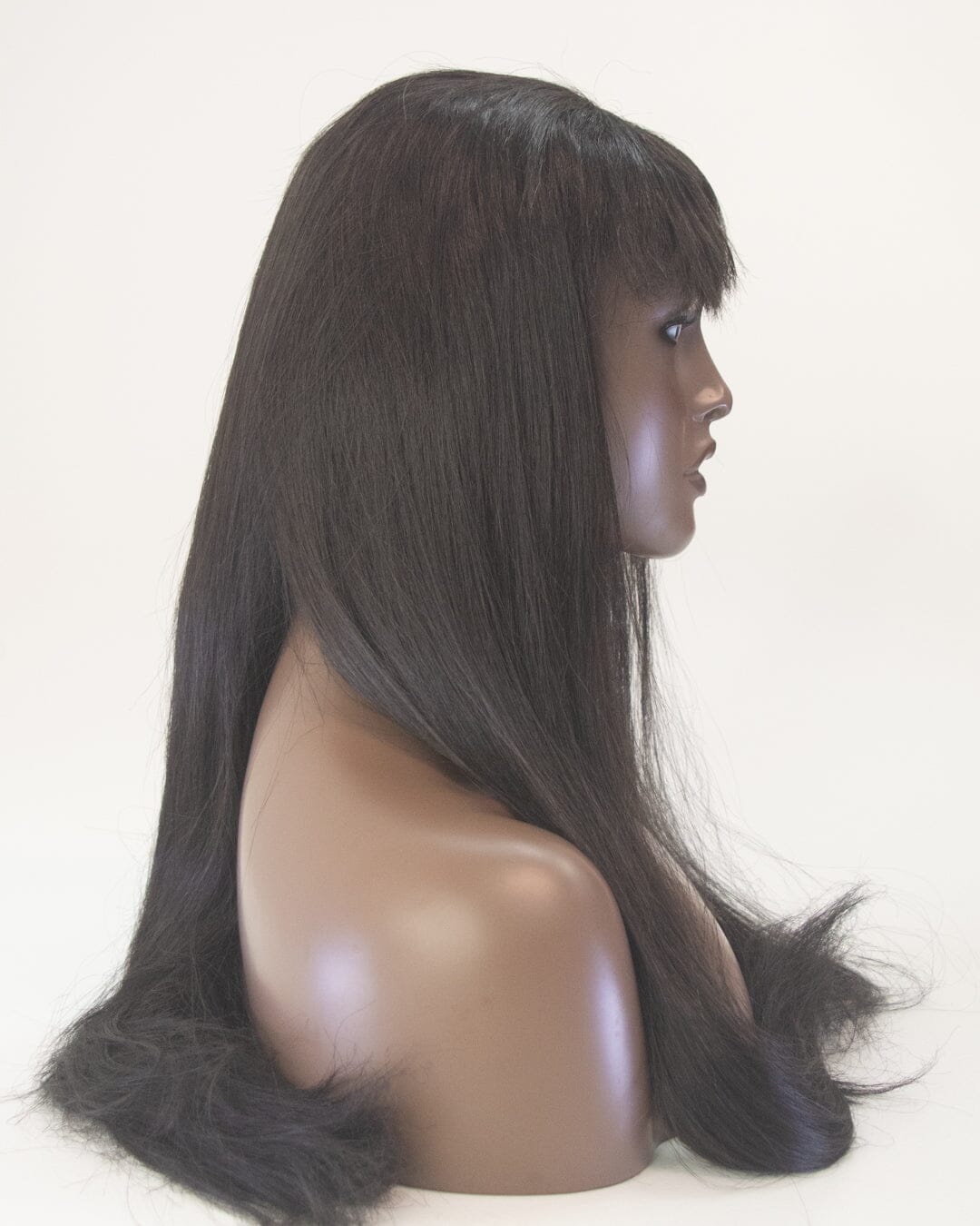 Black 80cm Synthetic Hair Wig