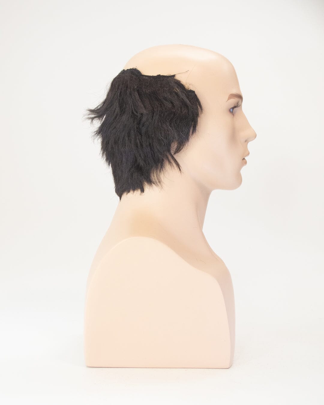 Black Short Synthetic Hair Halo Wig