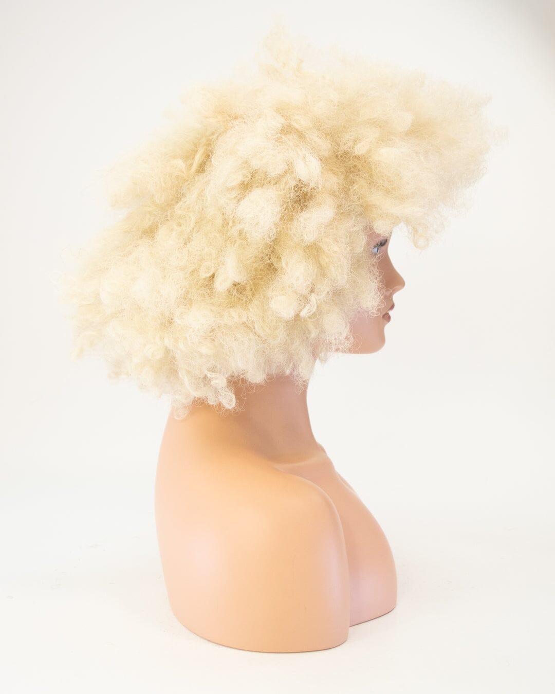 Blonde Long Synthetic Hair Afro Wig