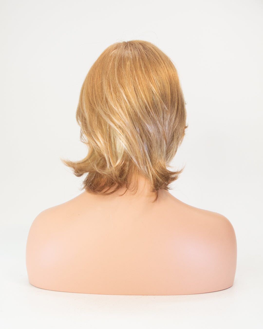 Blonde Streaked 35cm Synthetic Hair Wig