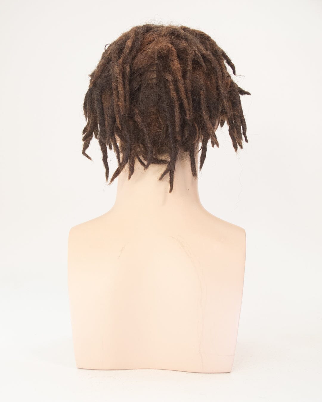 Brown 20cm Synthetic Dreadlocked Hair Wig