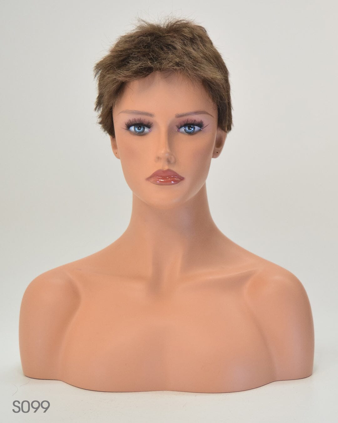 Brown Short Synthetic Hair Wig