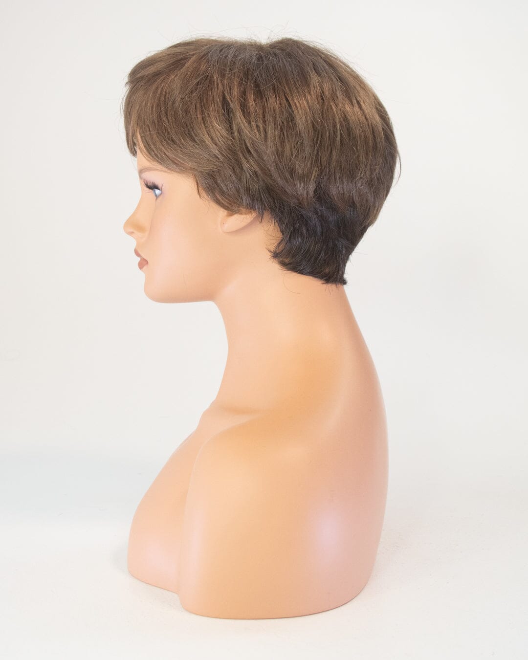 Brown Short Synthetic Hair Wig