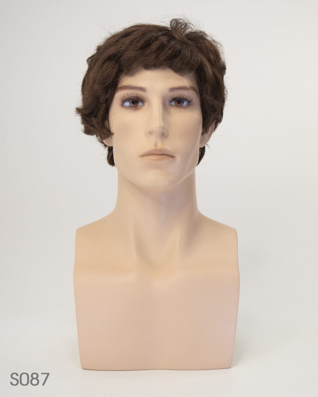 Brown Short Synthetic Hair Wig