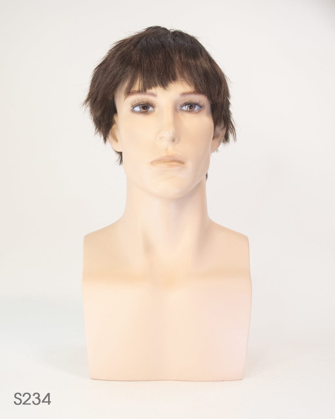 Brown Short Synthetic Hair Wig