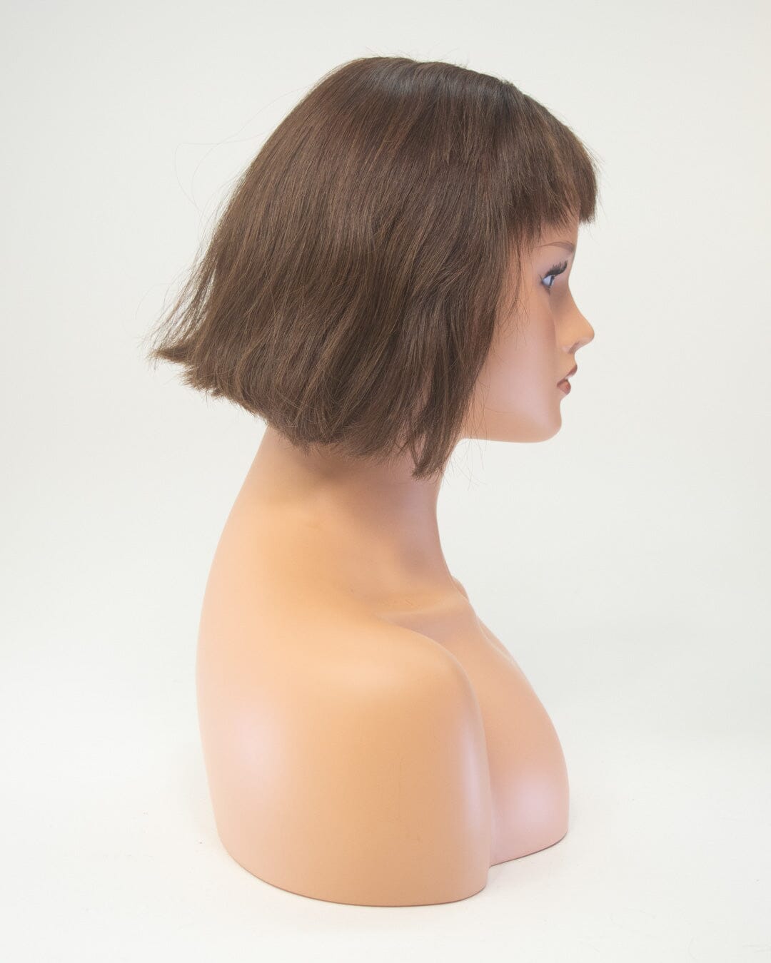 Brunette 25cm Human Hair Wig