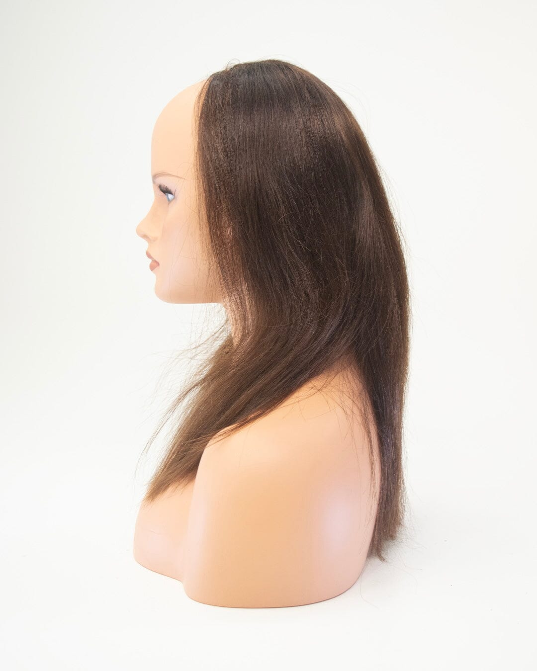 Brunette 50cm Human Hair Wig