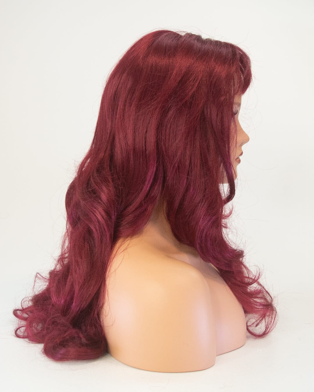 Burgandy Red 60cm Synthetic Hair Wig