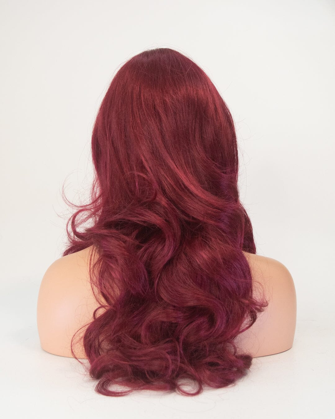 Burgandy Red 60cm Synthetic Hair Wig