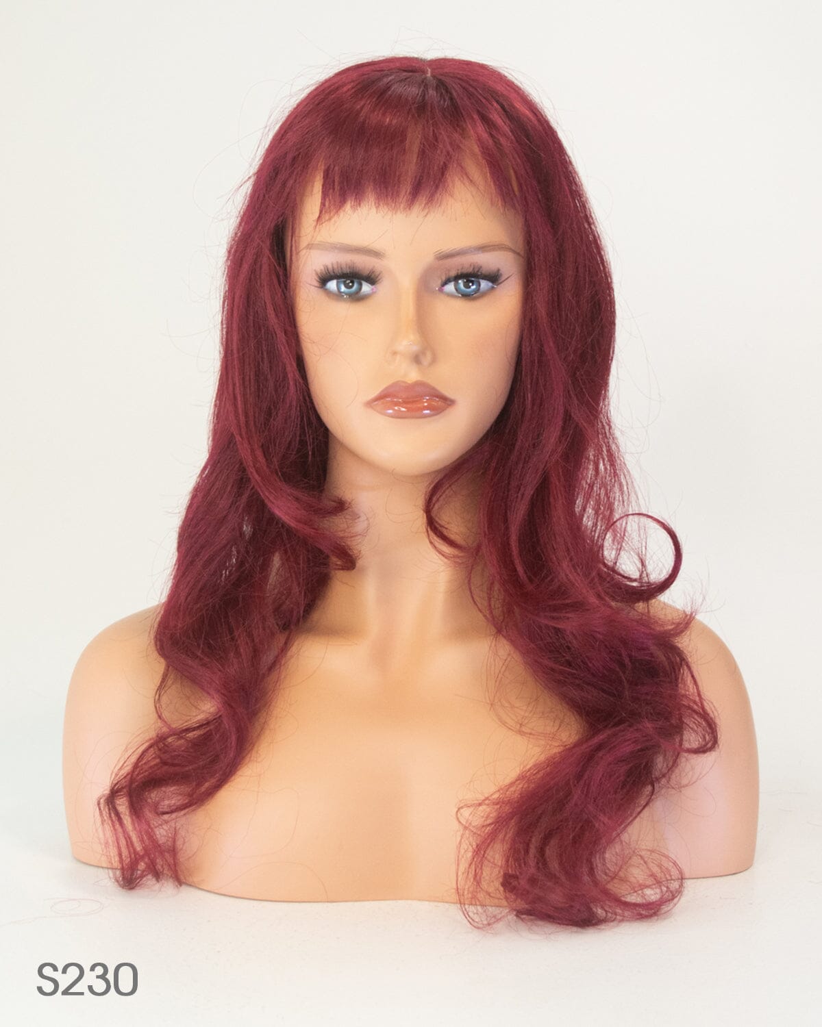 Burgandy Red 60cm Synthetic Hair Wig