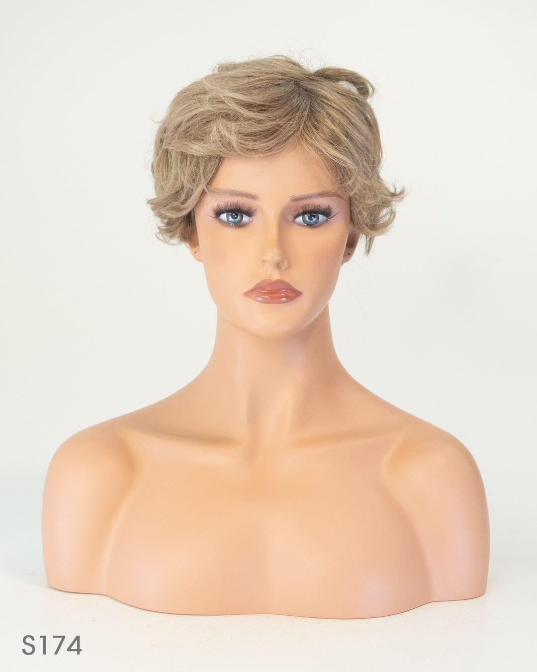 Dark Blonde Short Synthetic Hair Wig