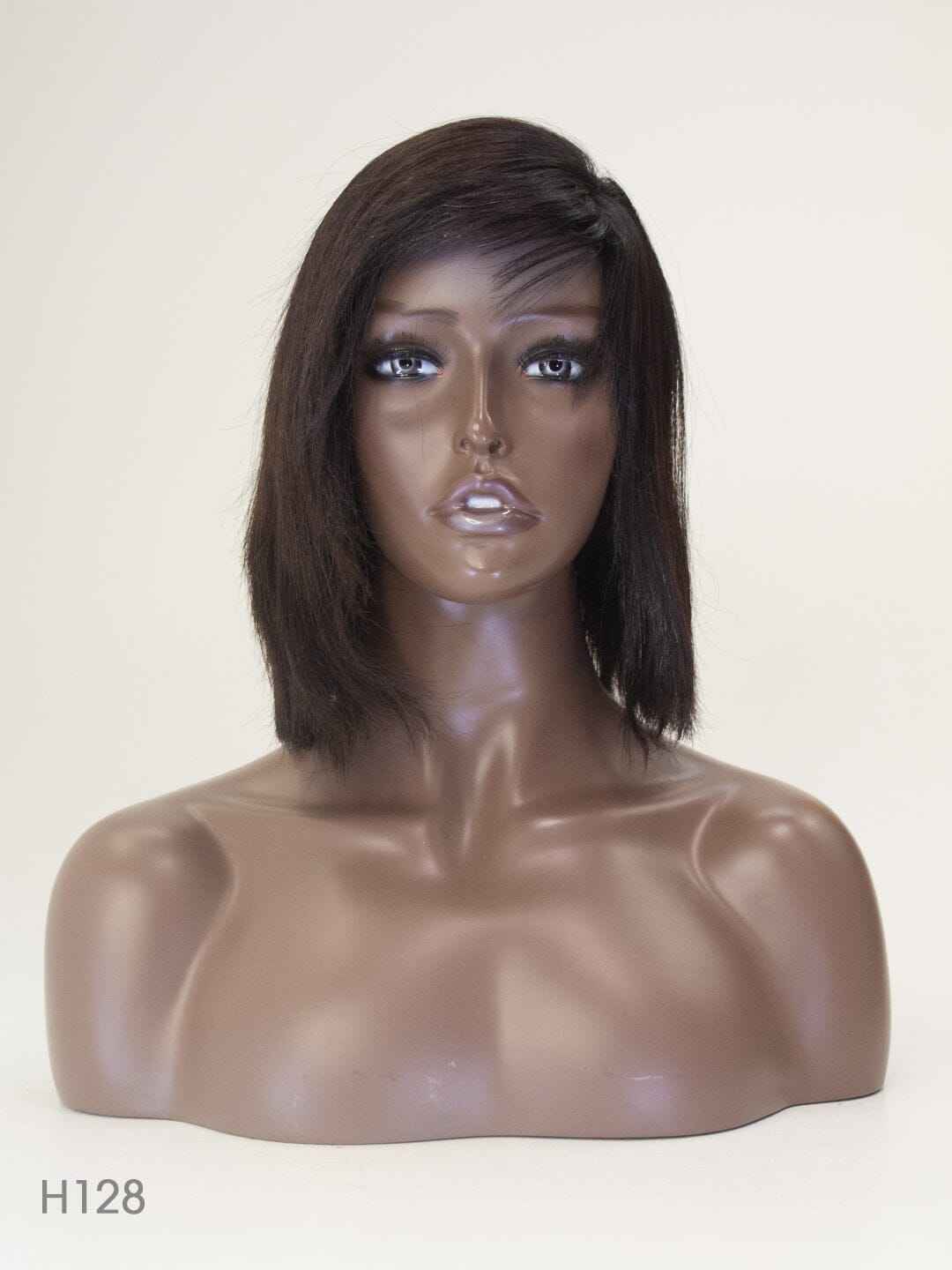 Dark Brown 40cm Human Hair Wig