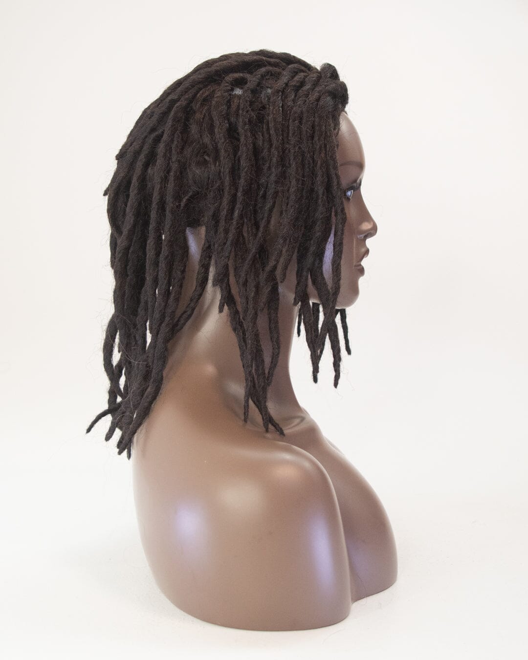 Dark Brown 45cm Synthetic Dreadlocked Hair Wig