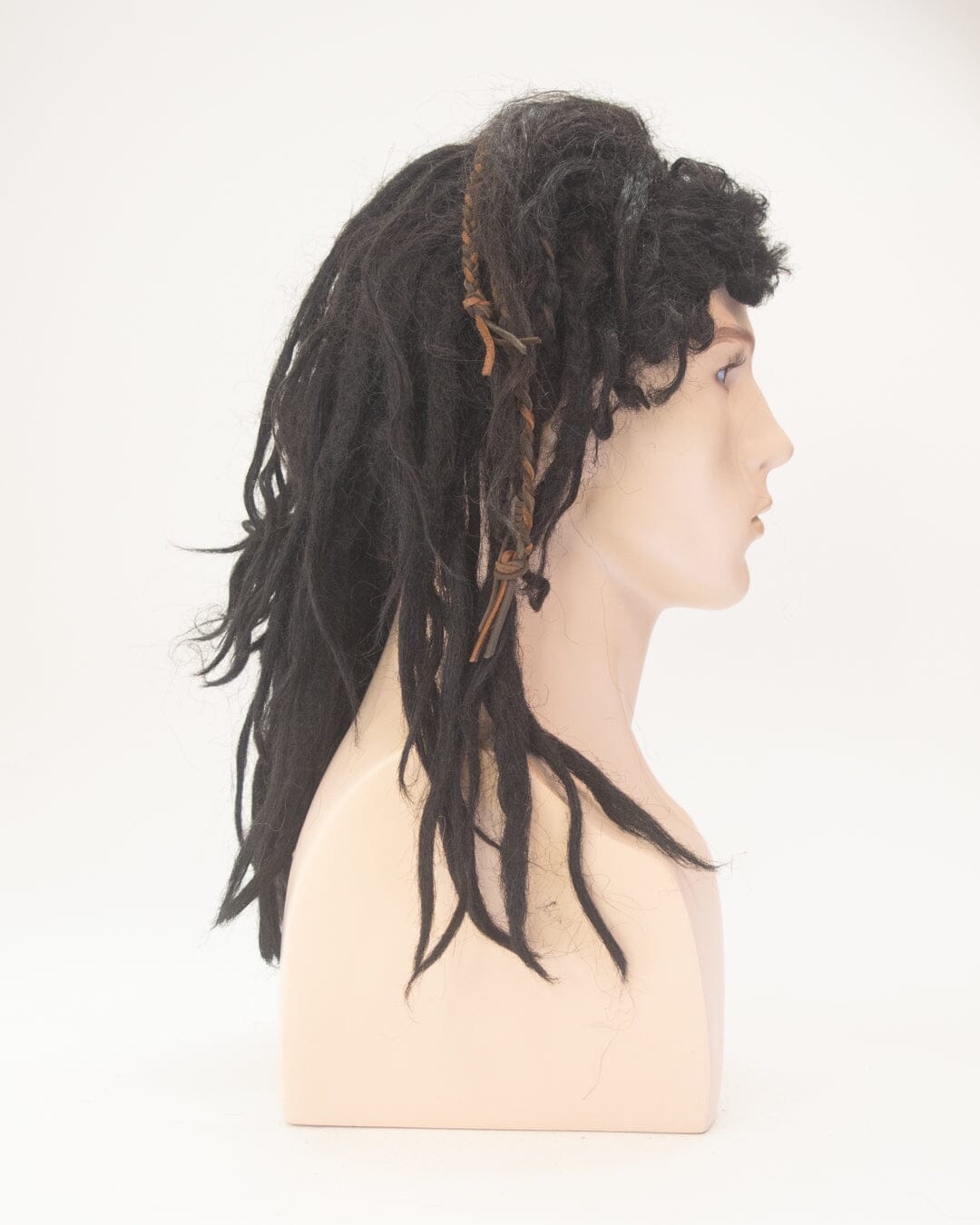 Dark Brown 45cm Synthetic Dreadlocked Hair Wig