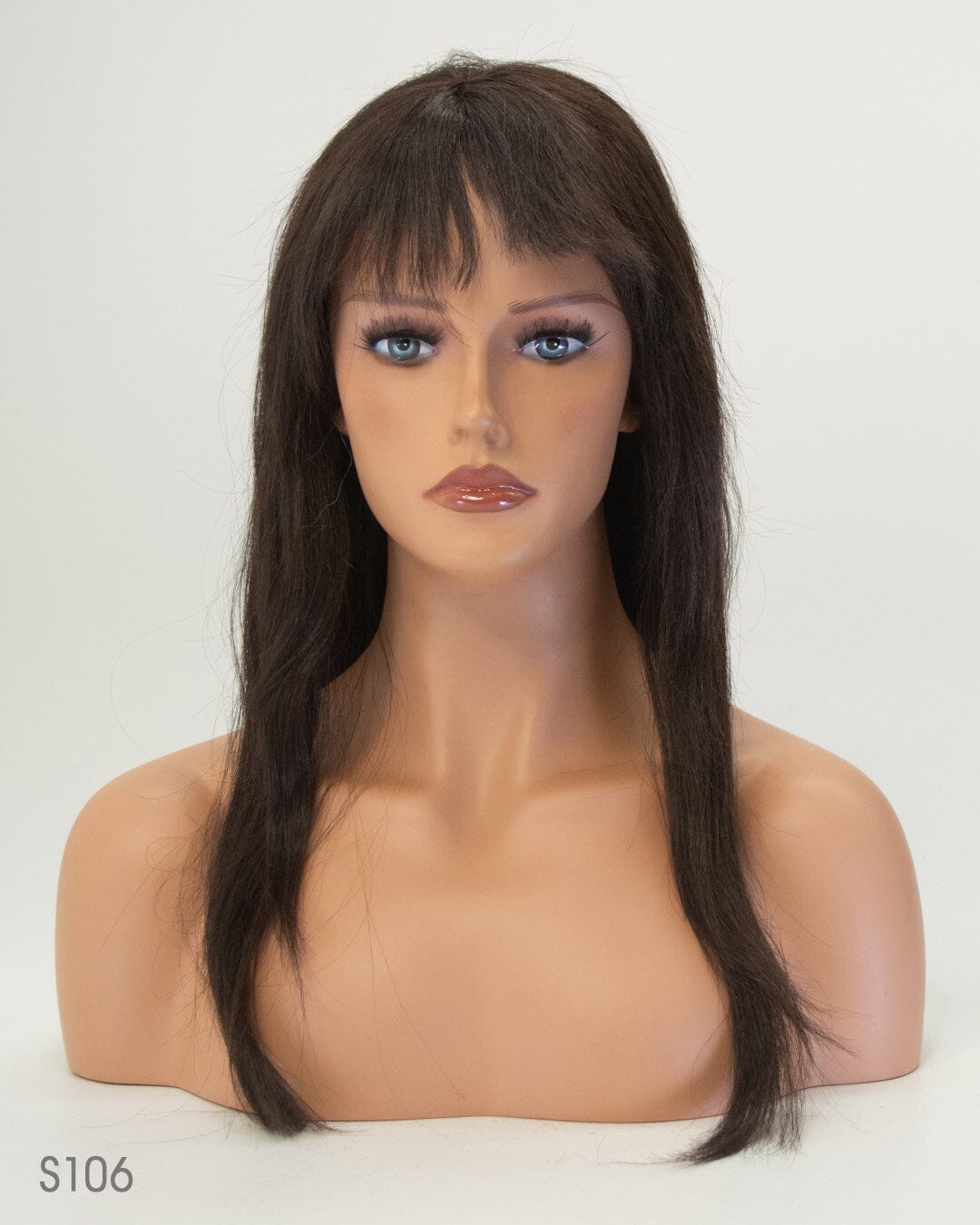 Dark Brown 60cm Synthetic Hair Wig