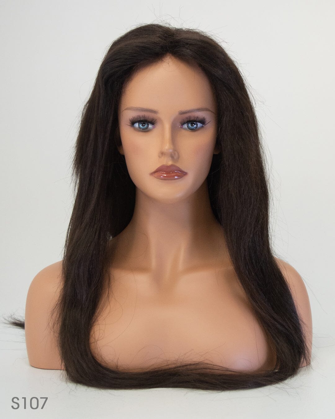 Dark Brown 80cm Synthetic Hair Wig