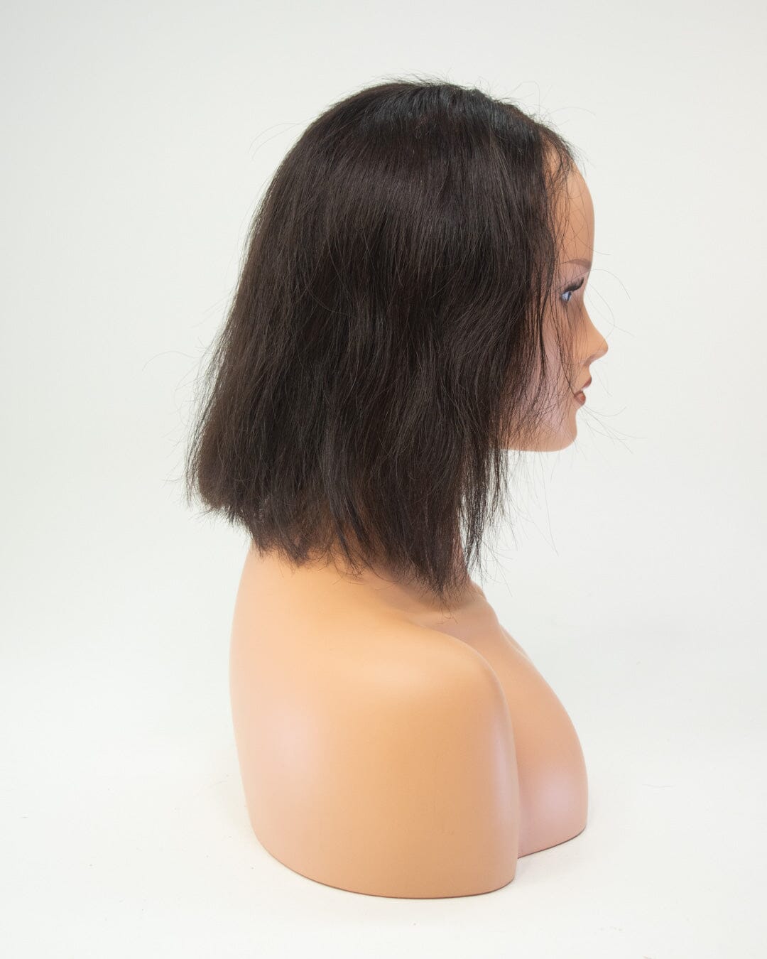 Dark Brown Bob- 30cm Lace Front Human Hair Wig