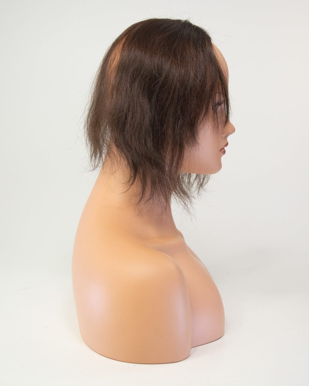 Dark Brown Short Human Hair Wig