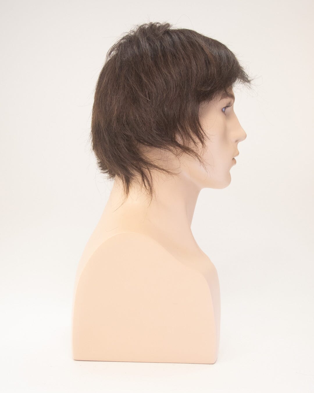 Dark Brown Short Human Hair Wig