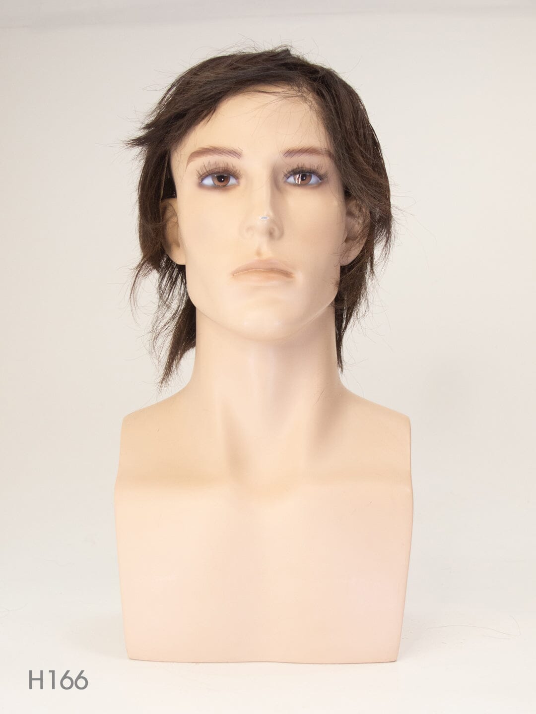 Dark Brown Short Human Hair Wig