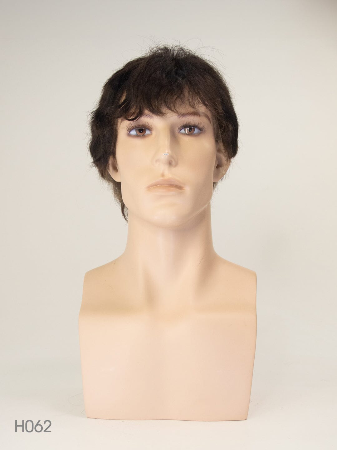 Dark Brown Short Lace Front Human Hair Wig