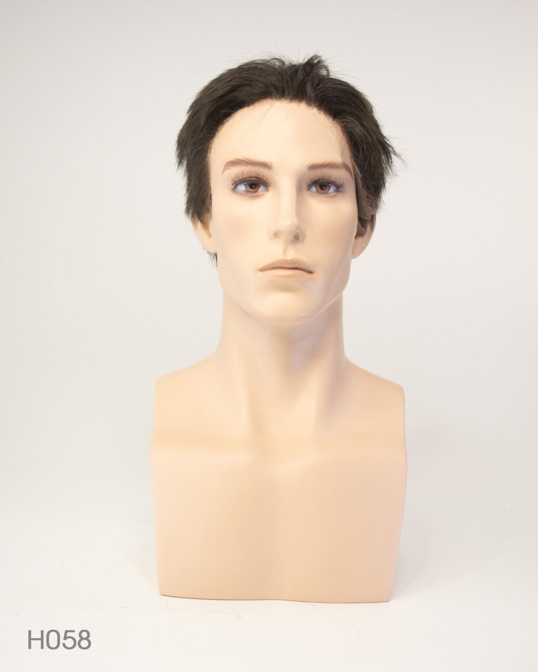 Dark Brown Short Lace Front Human Hair Wig