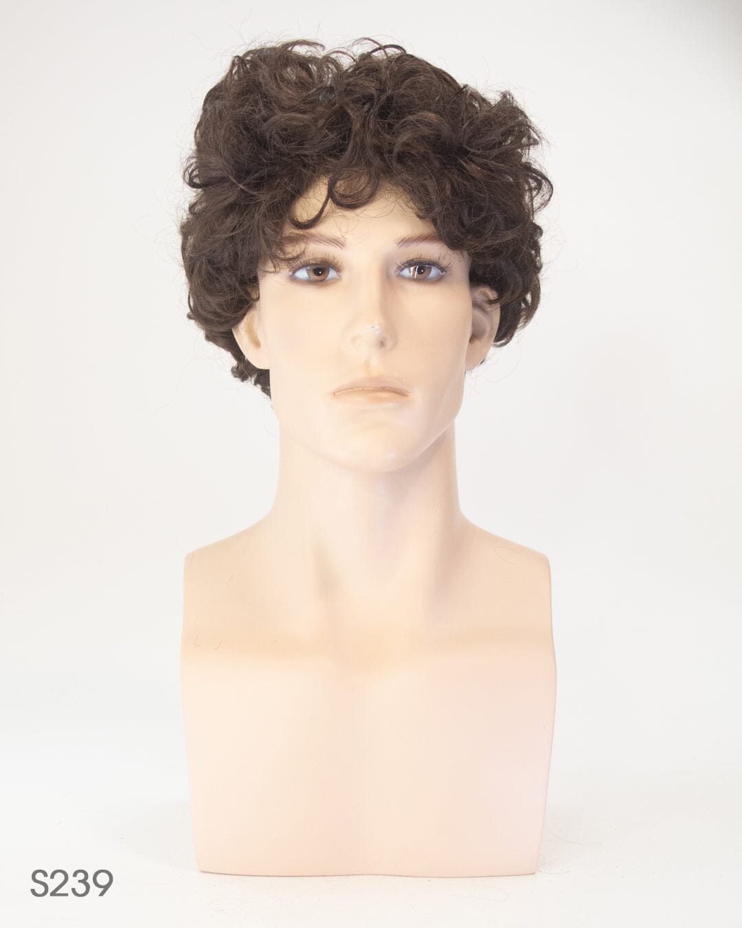 Dark Brown Short Synthetic Hair Wig