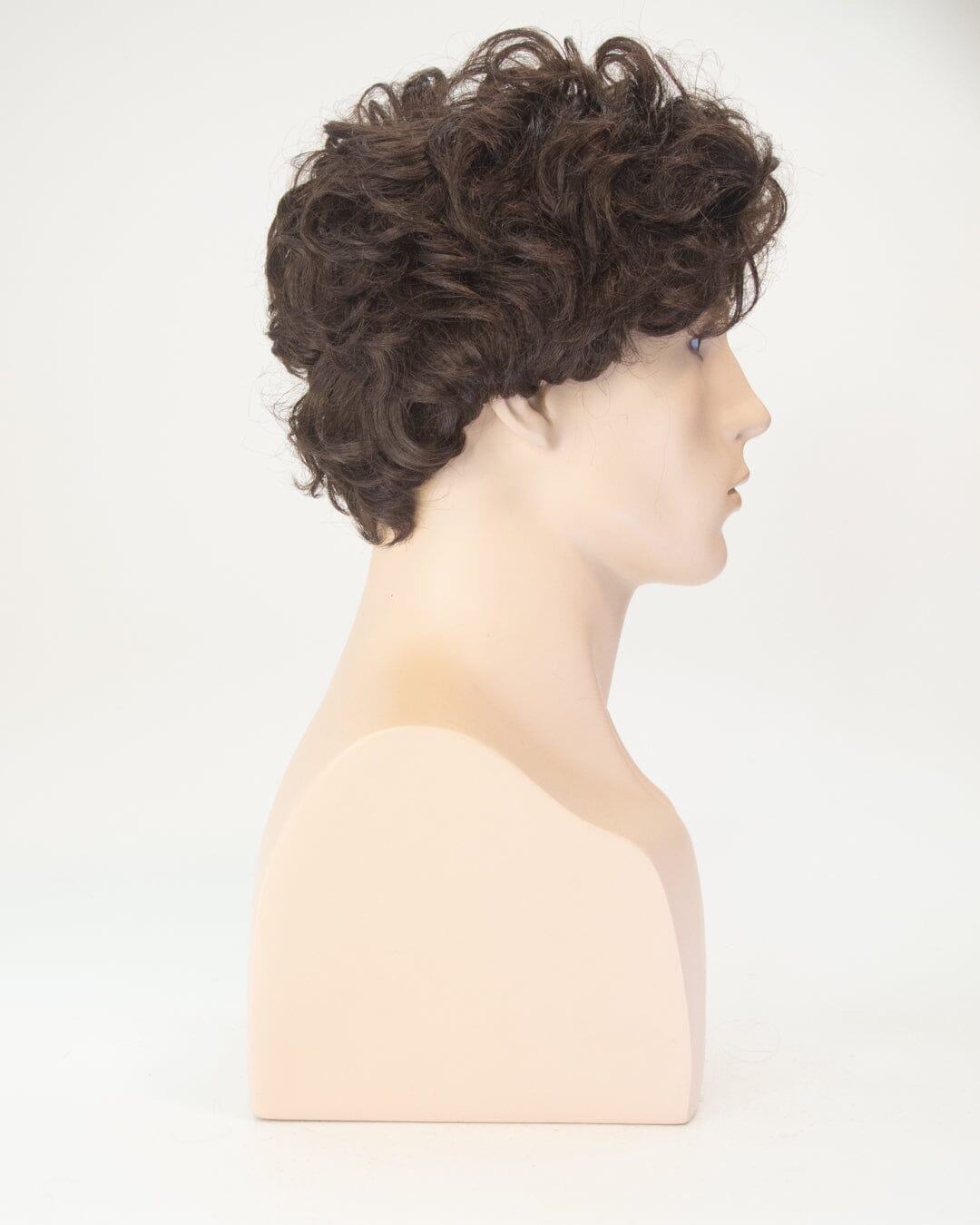 Dark Brown Short Synthetic Hair Wig