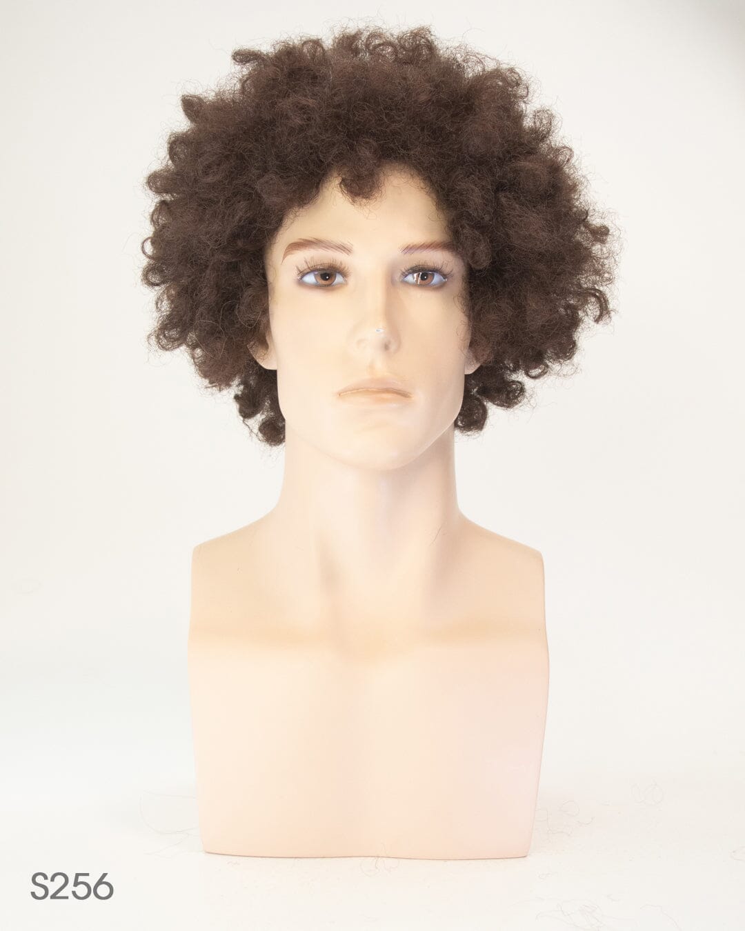 Dark Brown Synthetic Hair Afro Wig