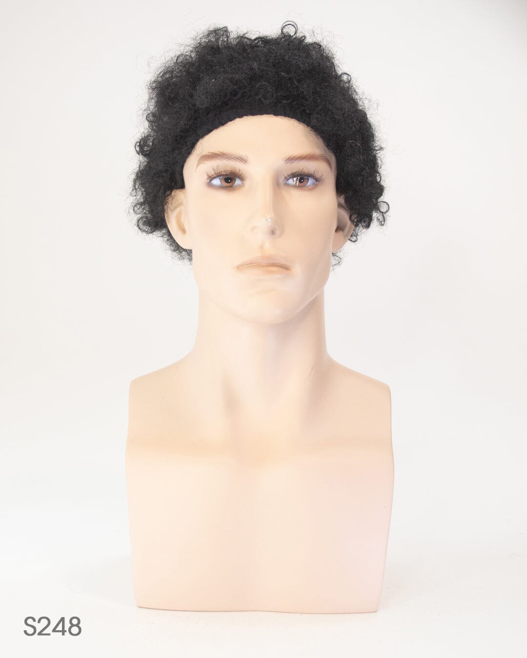 Dark Brown Synthetic Hair Afro Wig