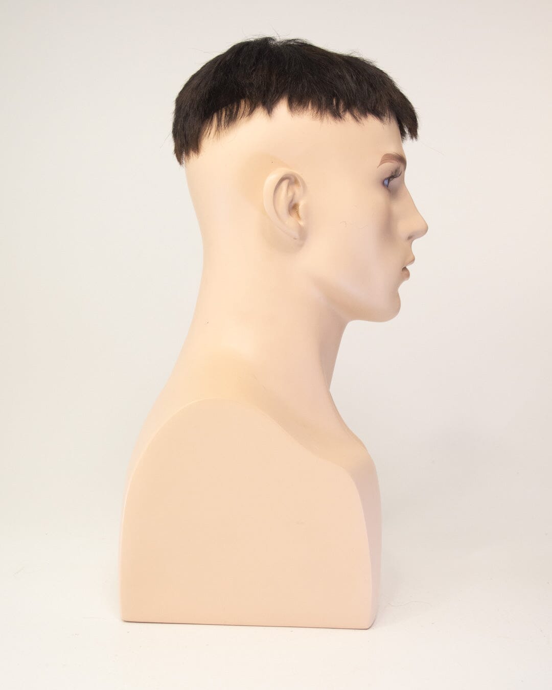 Dark Brown Toupee Human Hair Wig