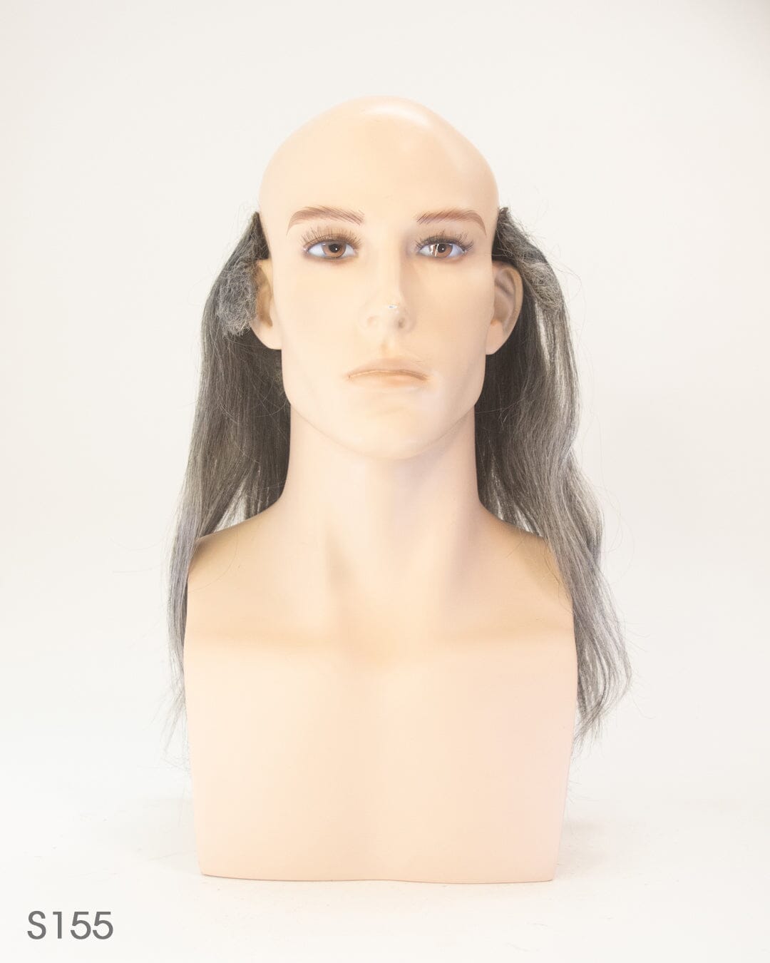 Grey 40cm Synthetic Hair Halo Wig