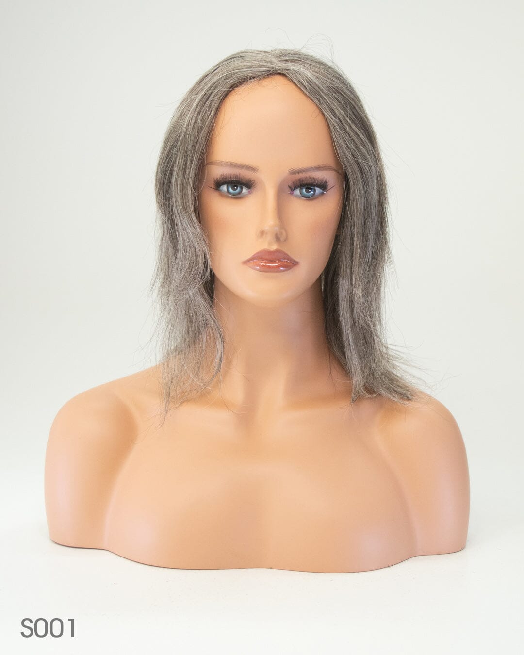 Grey Brown 45cm Synthetic Hair Wig