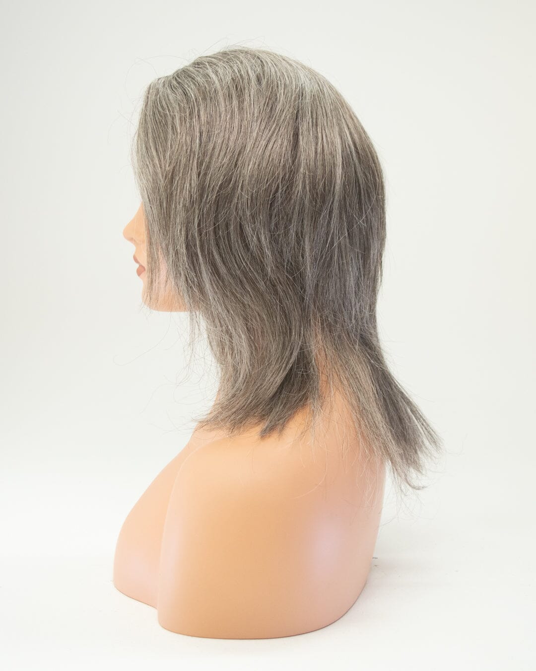 Grey Brown 45cm Synthetic Hair Wig