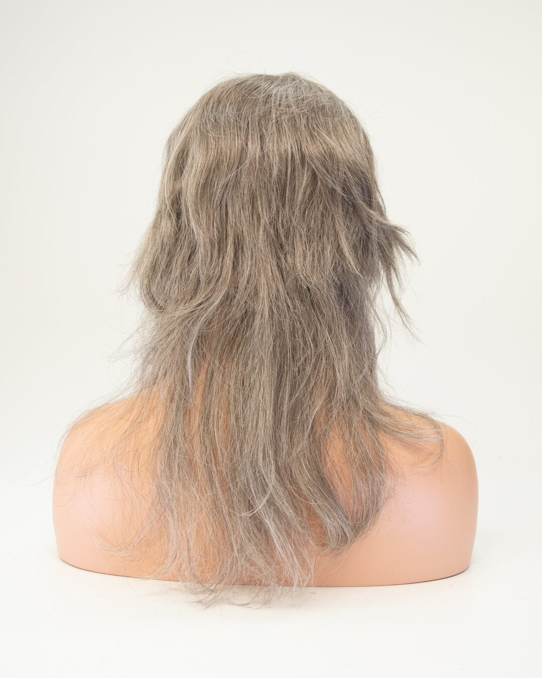 Grey Brown 50cm Synthetic Hair Wig