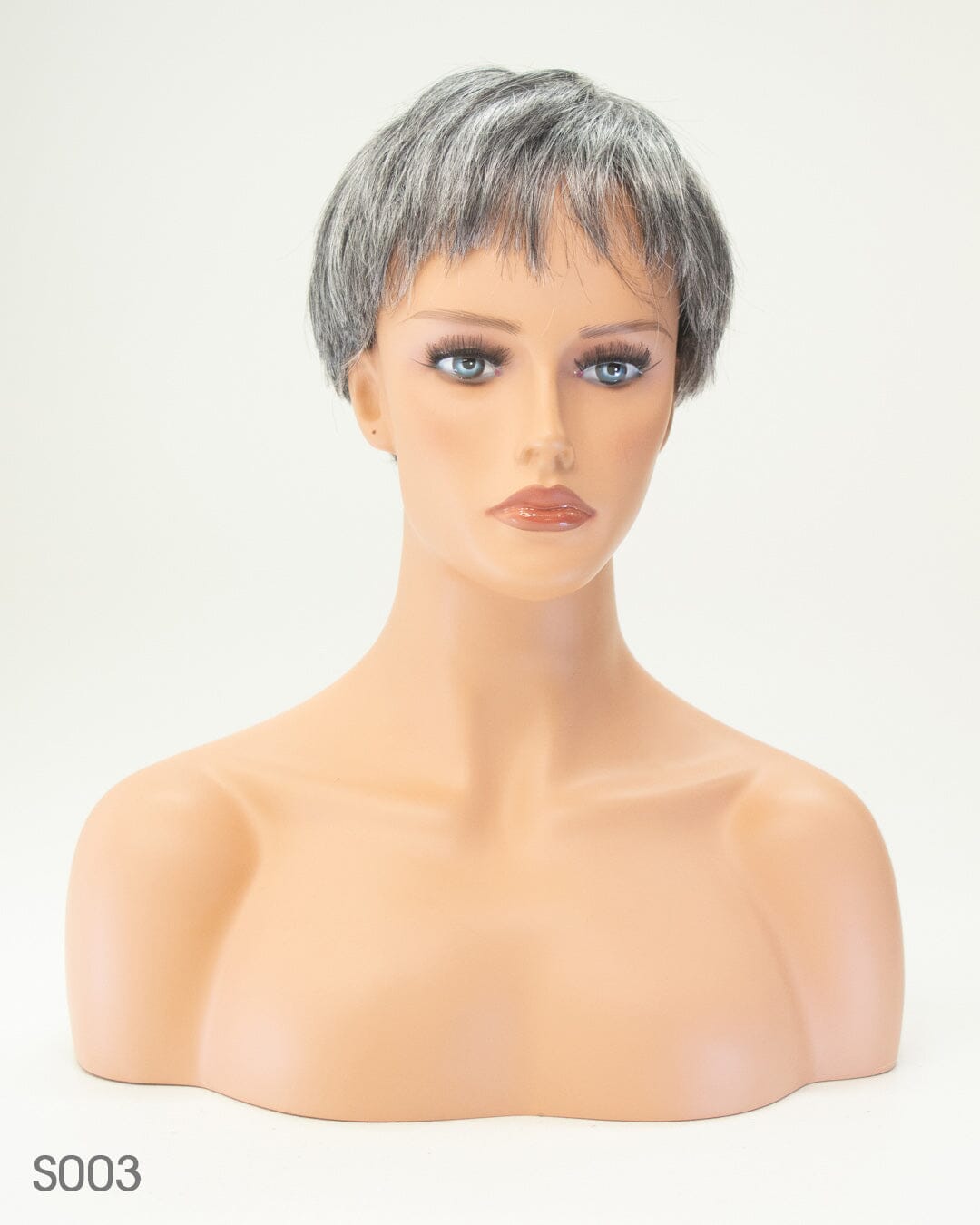 Grey Short Synthetic Hair Wig