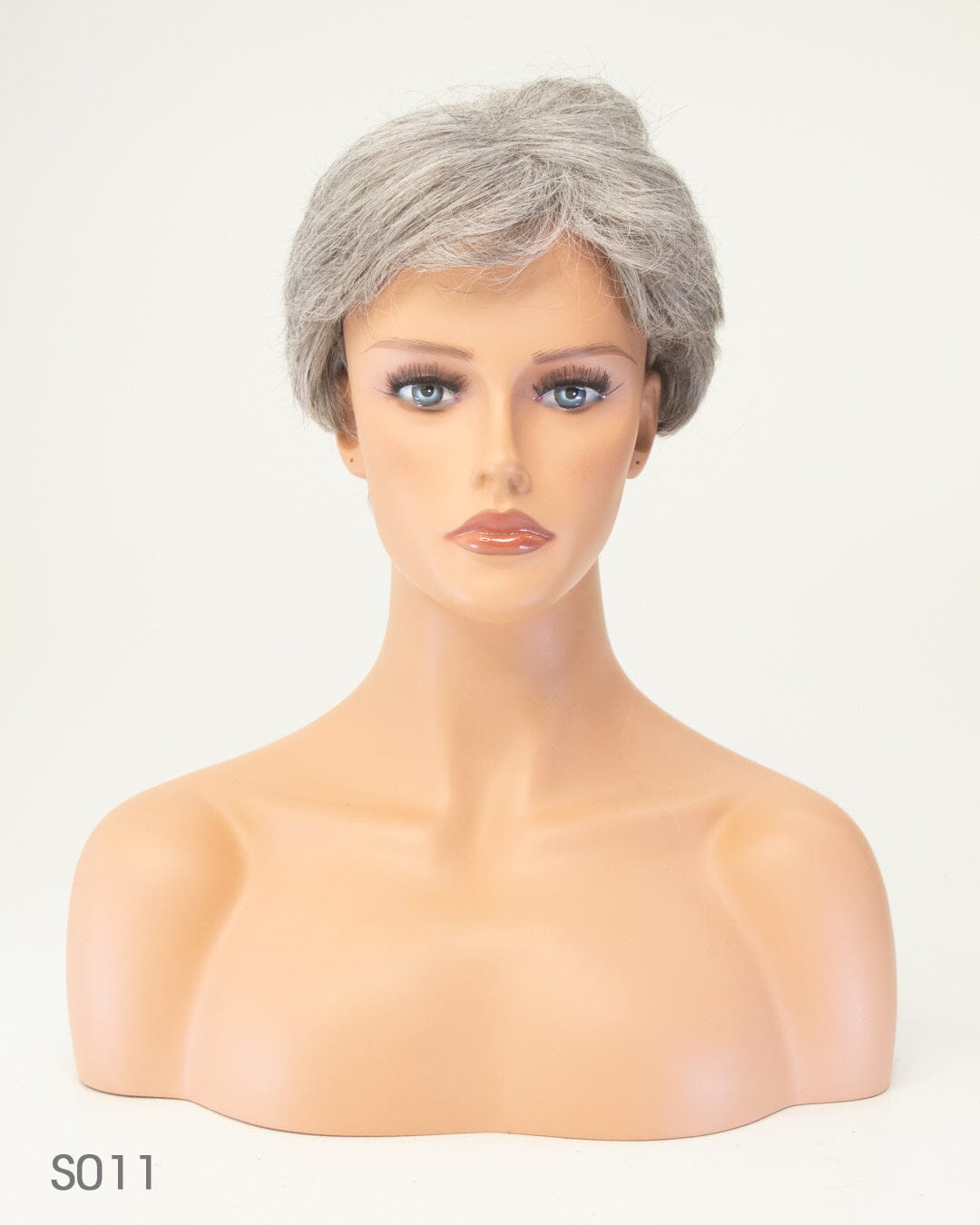 Grey Short Synthetic Hair Wig