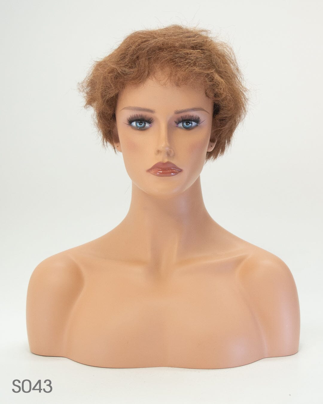 Light Auburn Short Synthetic Hair Wig