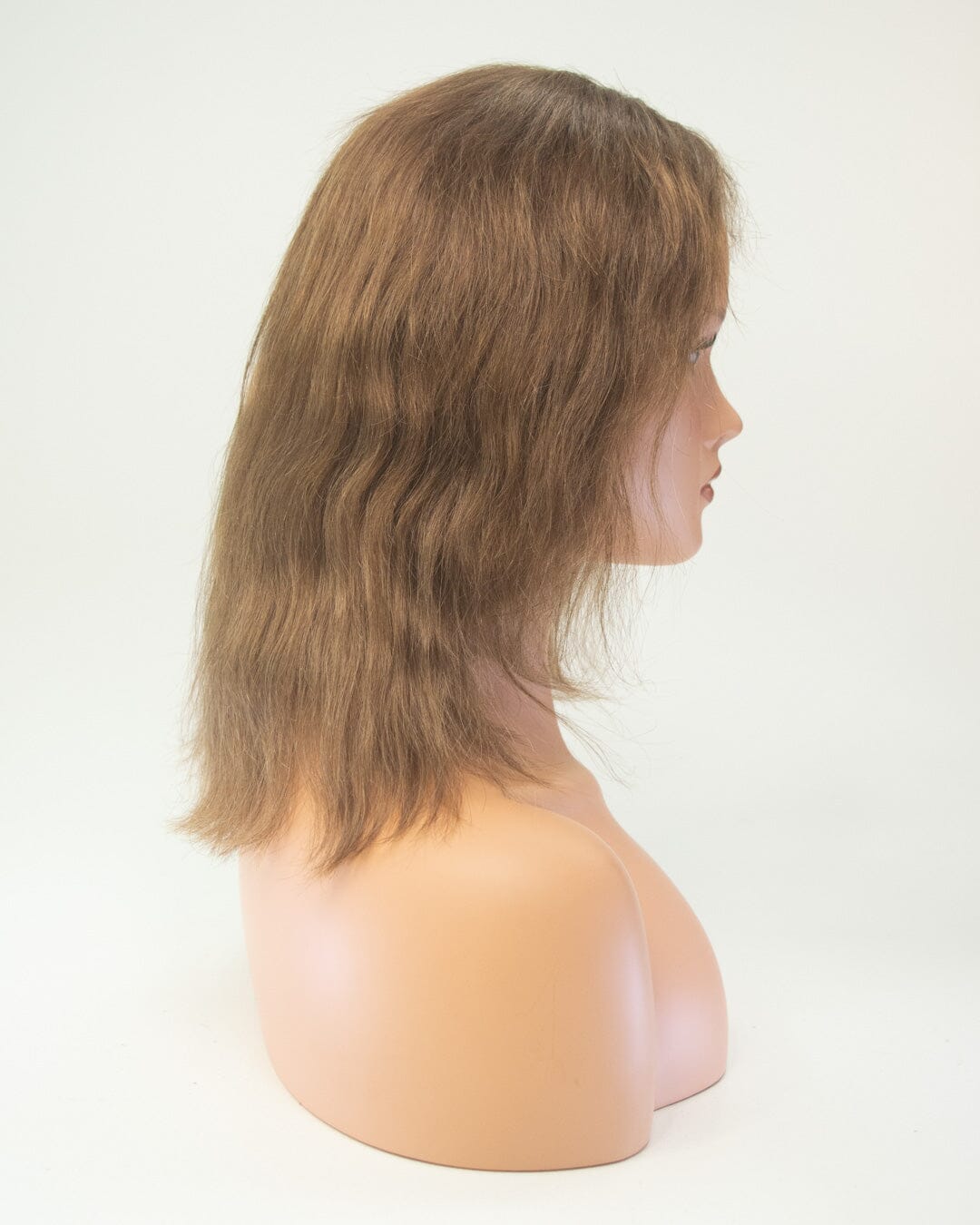 Light Brown 40cm Lace Front Human Hair Wig