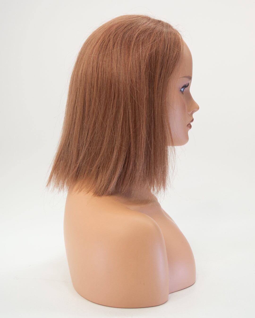 Light Brown Red Streaks 30cm Synthetic Hair Wig