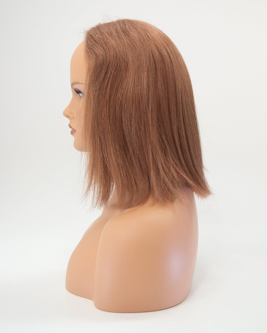 Light Brown Red Streaks 30cm Synthetic Hair Wig