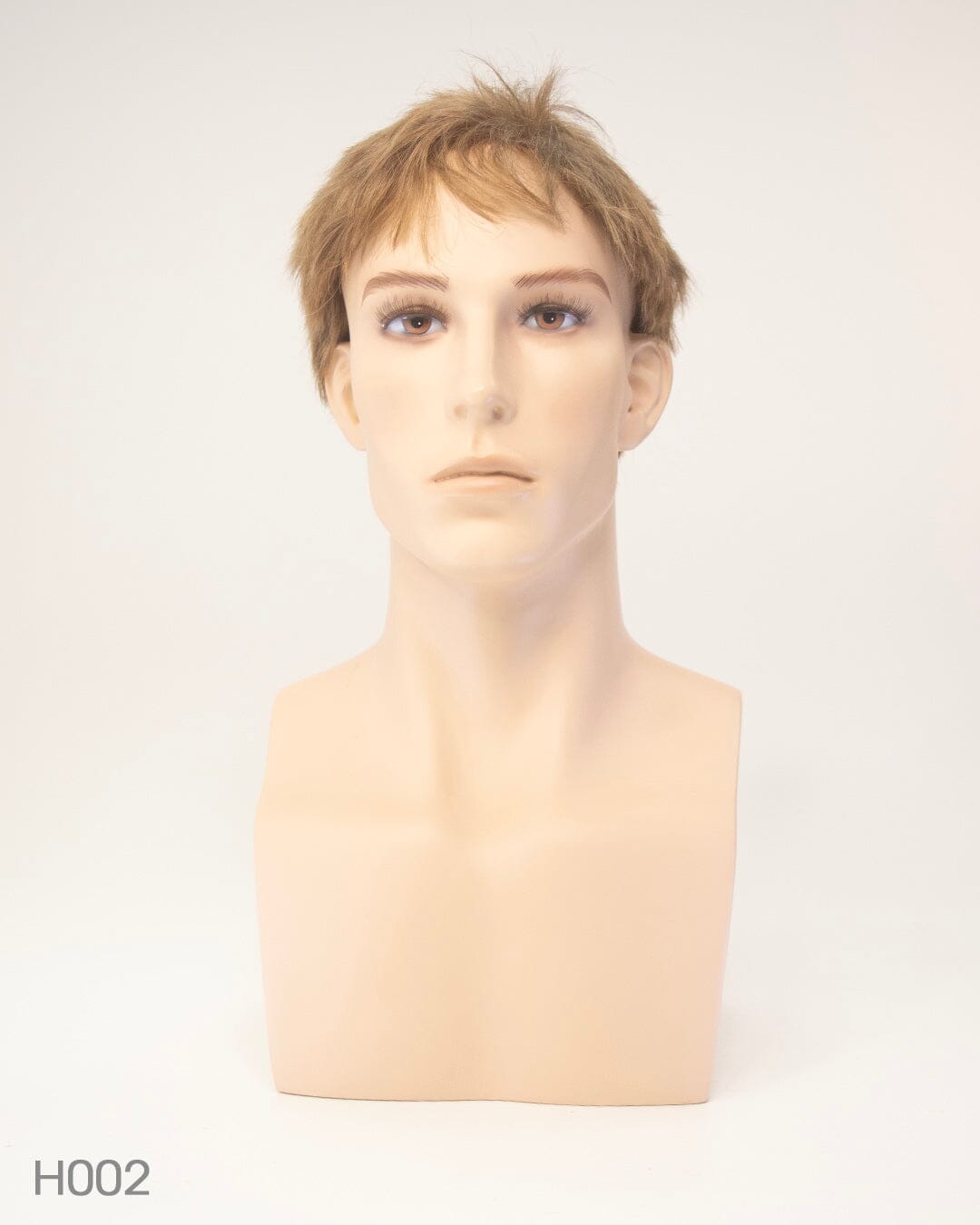 Light Brown Short Human Hair Wig