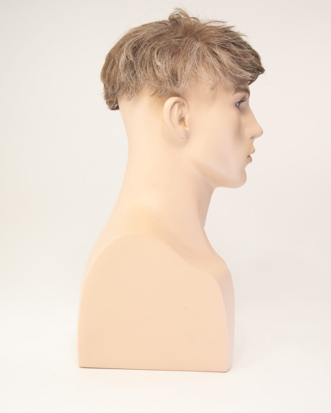 Light Brown Short Human Hair Toupee