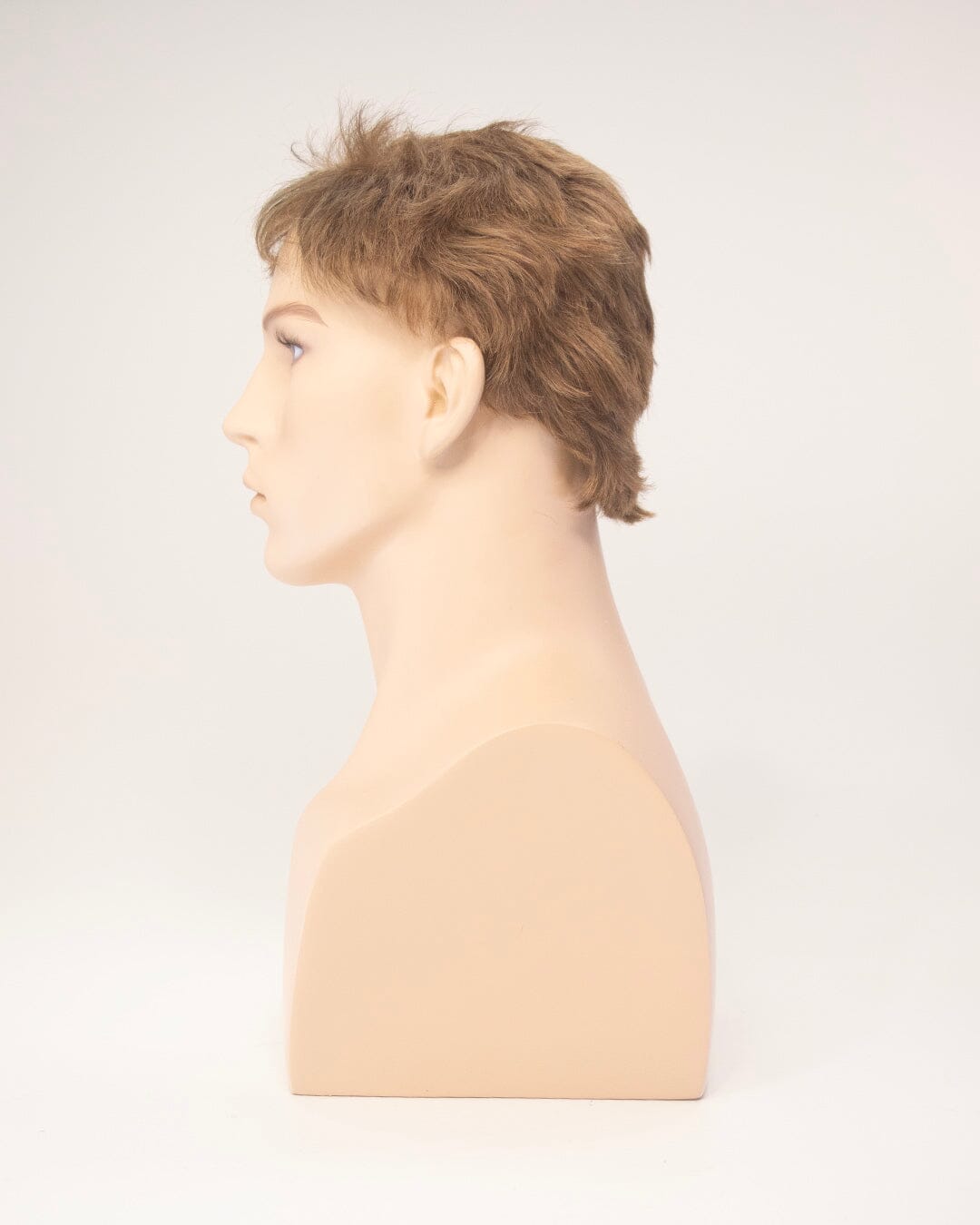 Light Brown Short Human Hair Wig