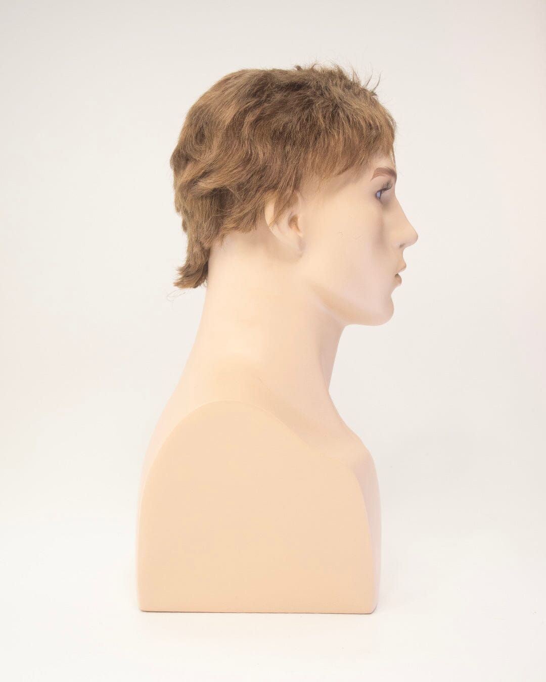 Light Brown Short Human Hair Wig