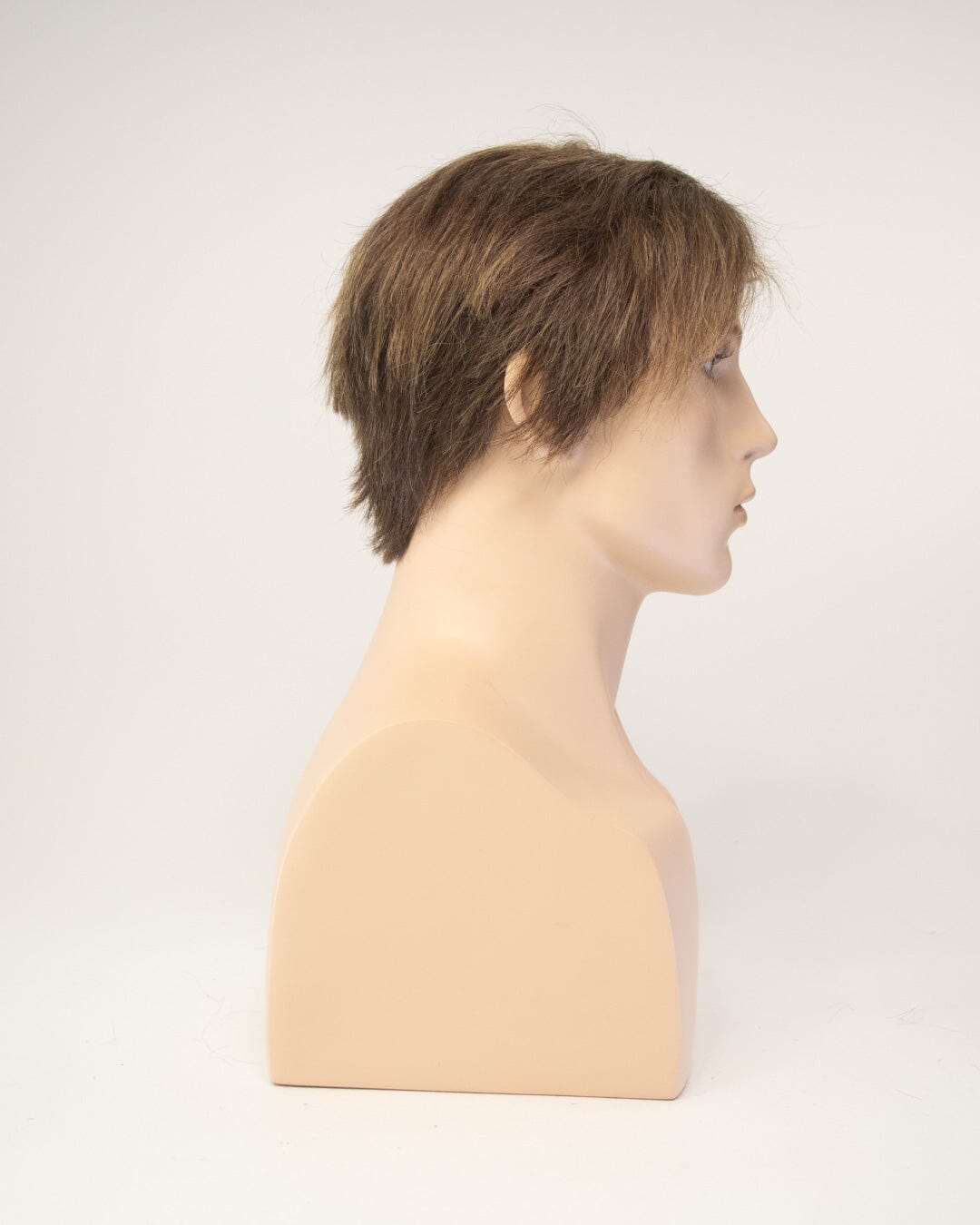 Light Brown Short Human Hair Wig