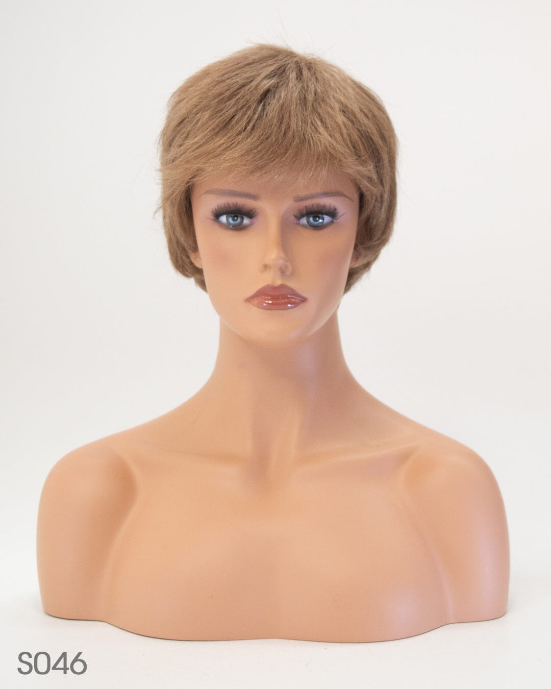 Light Brown Short Synthetic Hair Wig